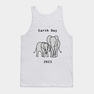 Earth Day 2023 Elephants Tank Top